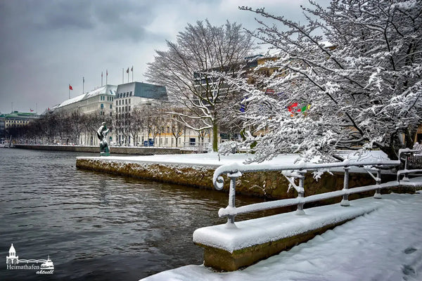 Hamburg Alster Bilder - Binnenalster im Winter