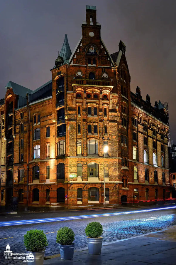 Hamburg Fotos am Abend - Speicherstadt im Dunkeln