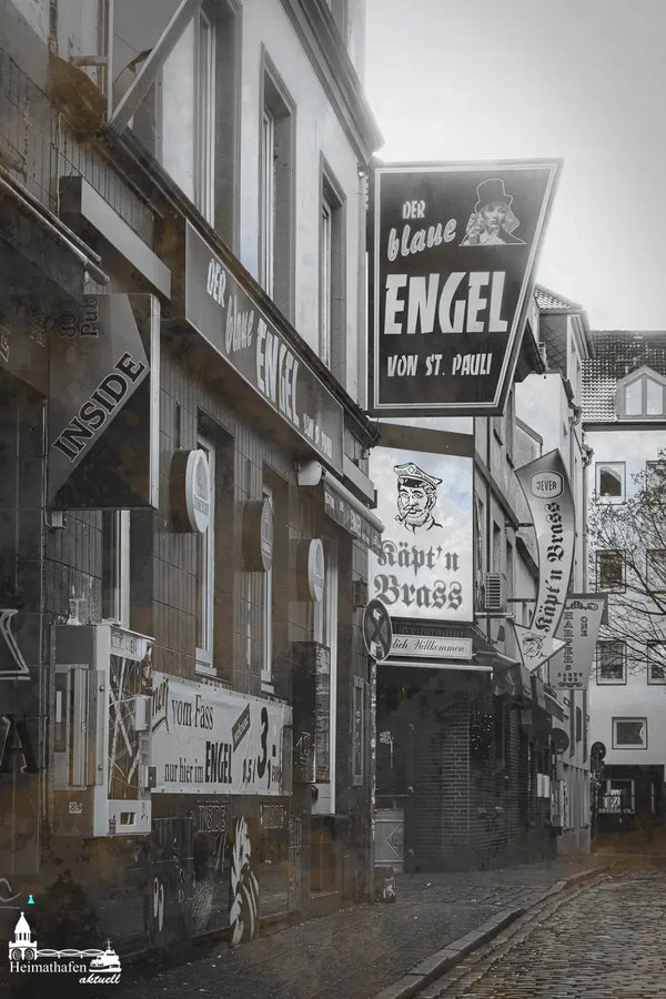 St. Pauli Kneipenszene mit „Der blaue Engel“ und „Käpt'n Brass“